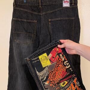 Y2K Fubu Embroidered Denim Jeans